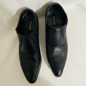 Durango Black Leather Cowboy/Western Booties 9B - barely worn!